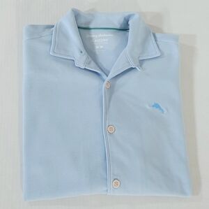 Tommy Bahama Tropicool Pique IslandZone Knit Camp Shirt